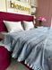 Махровое покрывало с вышивкой стрекозой LES AZZURES, grey, 160*240, MAISON D'OR 0701 фото 1