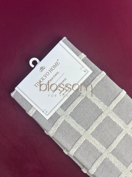 Кухонний рушник поштучно CHANEL lila ,TIVOLYO HOME 0507 фото