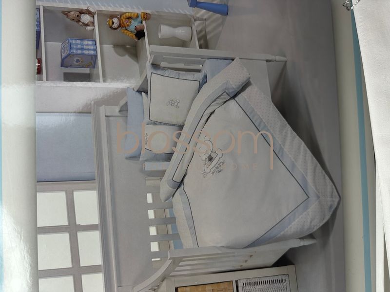 Постільна білизна в ліжечко для немовлят BEAR LOVE blue,Maison d'or 8808 фото