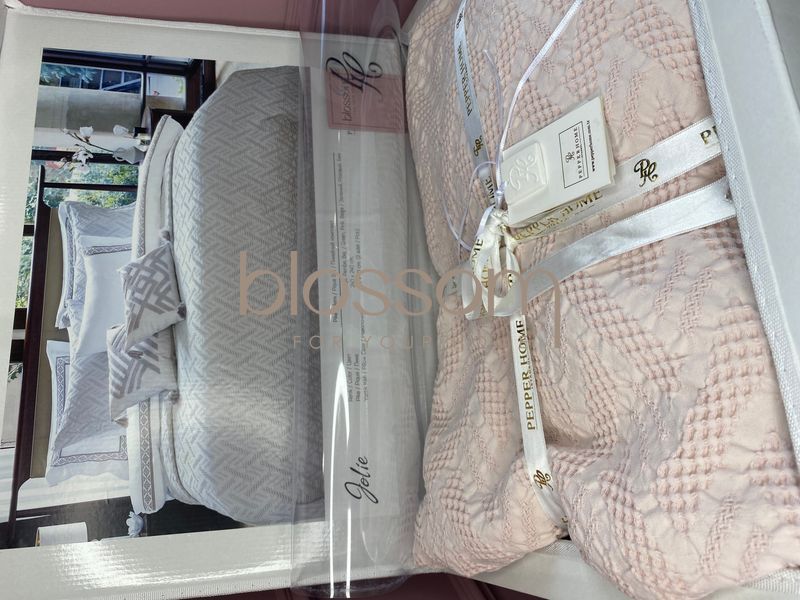 Комплект покривала з наволочками JOLIE pink,PEPPER HOME 5643 фото