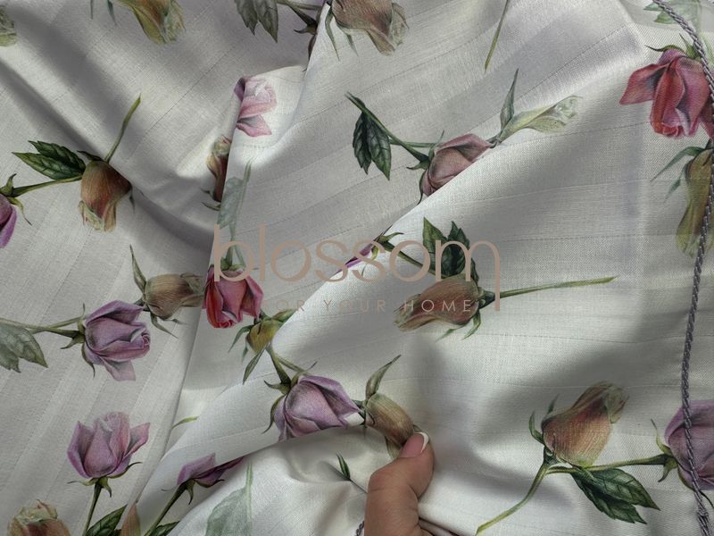Комплект постільної білизни сатин DREAM ROSE lilac,Maison d'or, євро  1110 фото