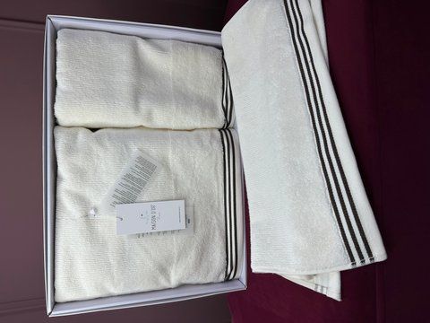 Комплект махрових рушників PURALICNE cream, Mаison D'or 00984 фото