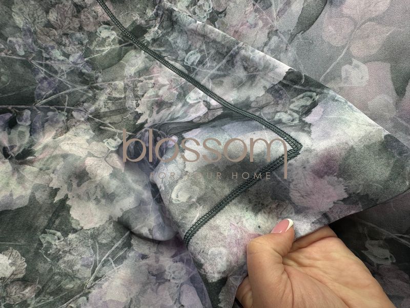 Комплект постільної білизни з тенселю євро  YOLANDA dark purple , Maison d'or,євро 1116 фото