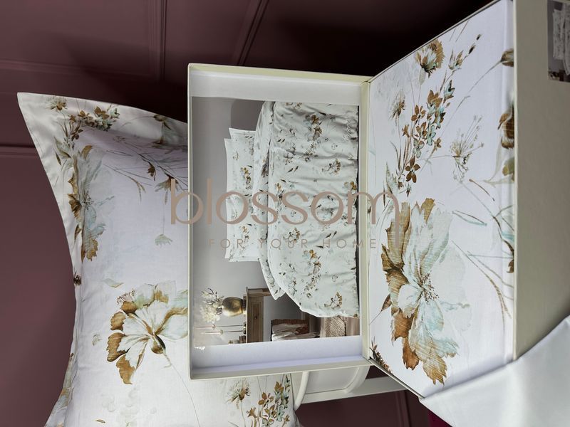 Сімейний комплект постільної білизни сатин люкс SUMMER, TIVOLYO HOME 0202 фото