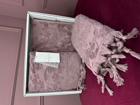 Махрові жакардові рушники SANDRA murdul,jacquard towel, Maison d'or 7409 фото