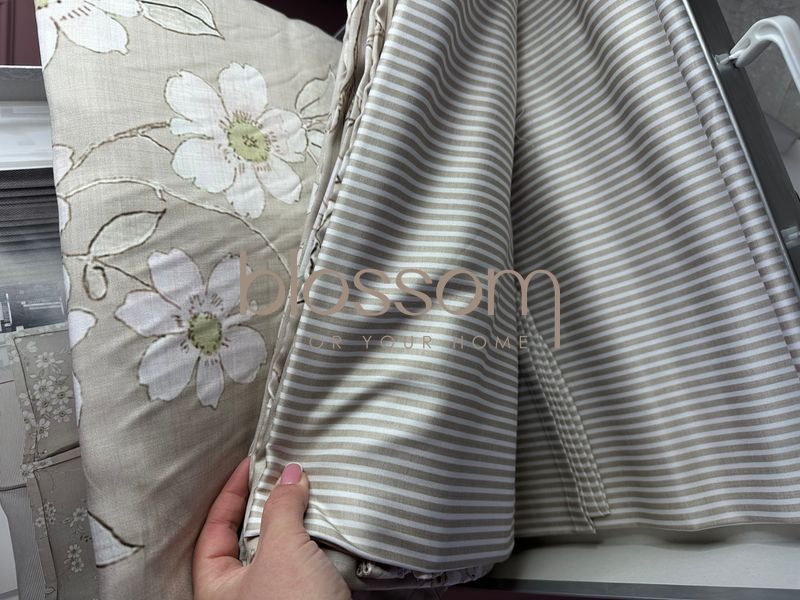 Комплект постельного белья из тенселя евро MARGUERITES beige, Maison d'or 1117 фото