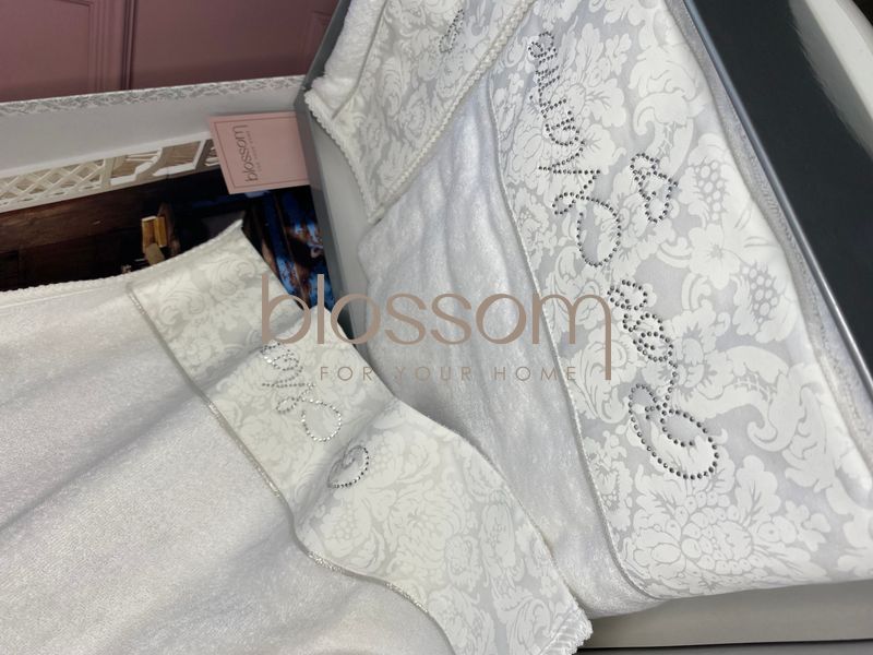 Комплект махрових рушників Maison d'or, Rose marine, white 207 фото
