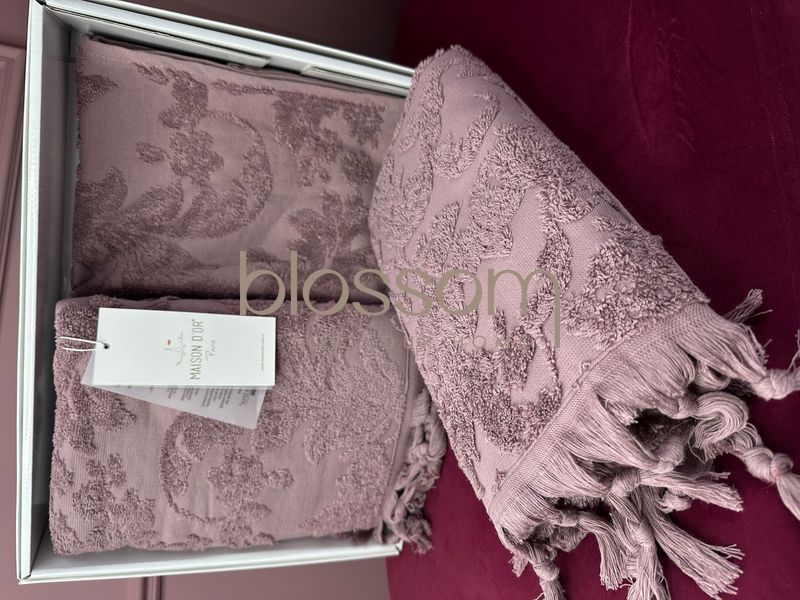 Махрові жакардові рушники SANDRA murdul,jacquard towel, Maison d'or 7409 фото