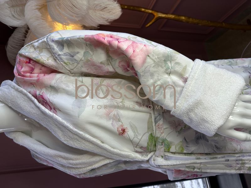 халат махровий з квітковим принтом LENORA L-XL, Dantela 2027 фото